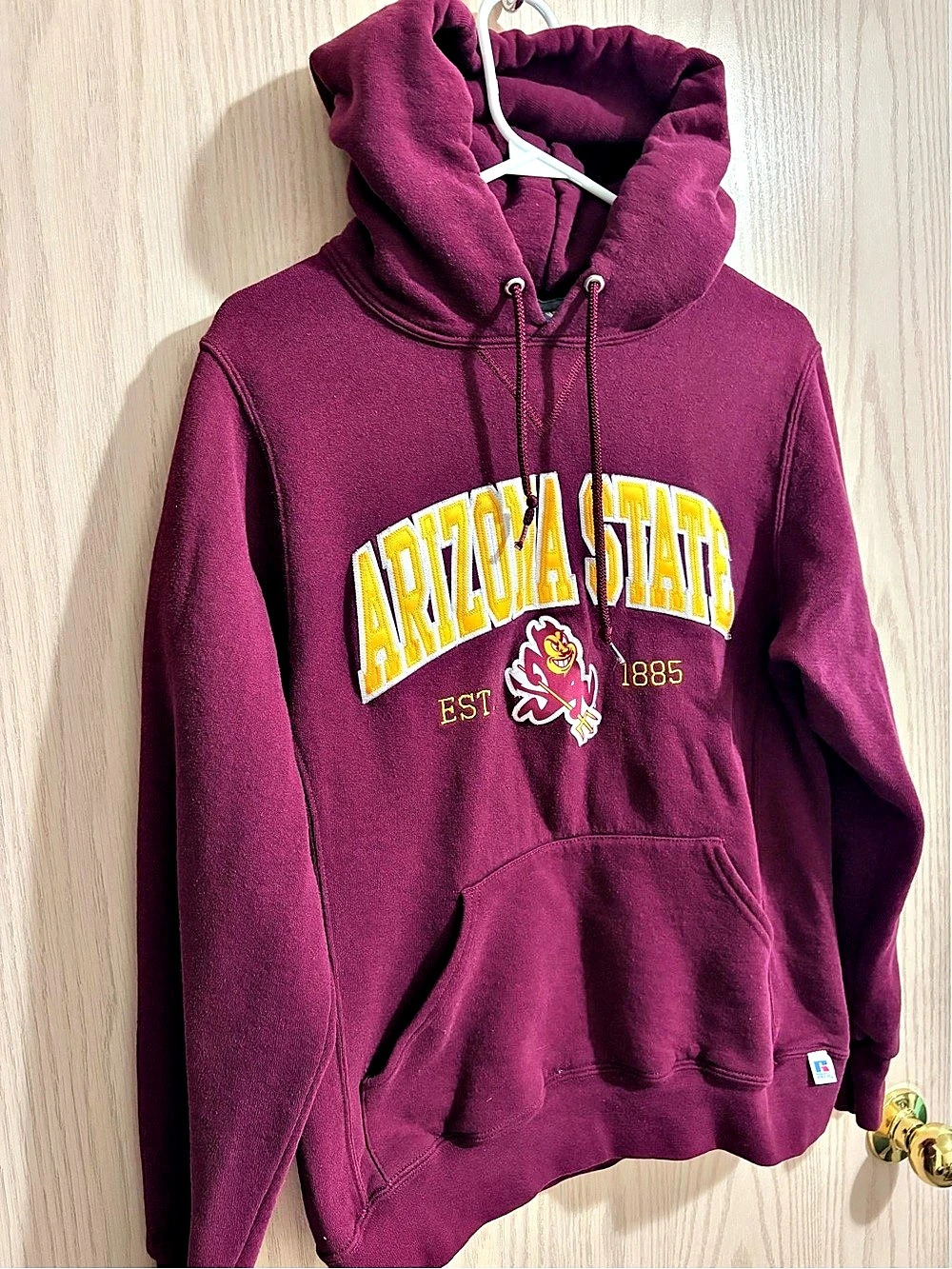 Russell Athletic Arizona State University Sun Devils Applique Pullover Hoodie